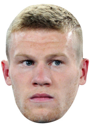 JAMES MCCLEAN JB - Footballer Fancy Dress Cardboard Celebrity Party Face Mask