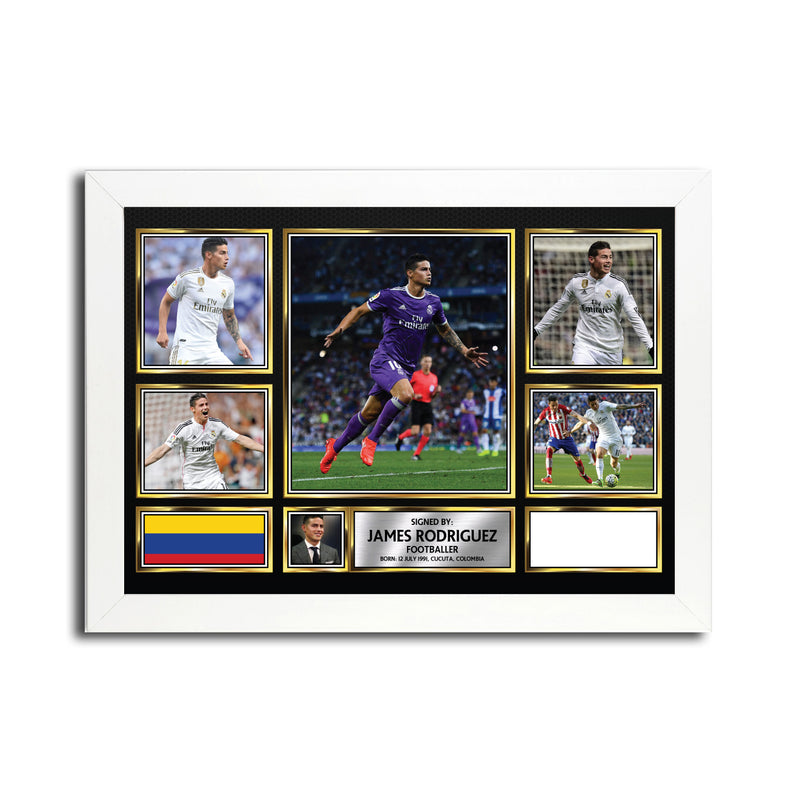 James Rodríguez MC1608 Autographed Football Poster