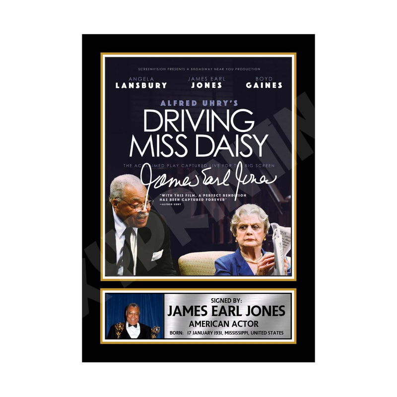 James Earl Jones 1 Limited Edition Movie Signed Print