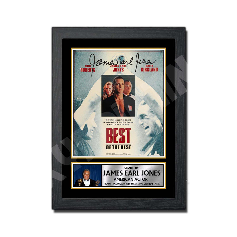 James Earl Jones 3 Limited Edition Movie Signed Print