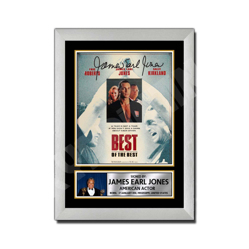 James Earl Jones 3 Limited Edition Movie Signed Print