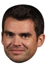 James Anderson CRICKET Celebrity Face Mask Fancy Dress Cardboard Costume Mask