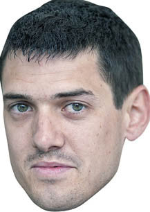 James Hillier Face Mask – Fancy Dress Cardboard Costume Mask