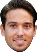 James Lock TOWIE Celebrity Face Mask Fancy Dress Cardboard Costume Mask