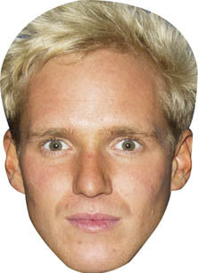 Jamie Laing TV STAR Celebrity Face Mask Fancy Dress Cardboard Costume Mask