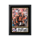 Jamie Collins Sr 2 Limited Edition Football Signed Print - American Footballer