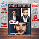 Jamie Dornan Personalised Celebrity Birthday Card New 2017