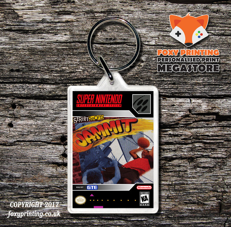 Jammit Game Inspired Retro Gaming Keyring