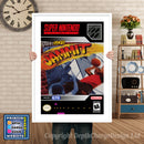 Jammit Super Nintendo GAME INSPIRED THEME Retro Gaming Poster A4 A3 A2 Or A1