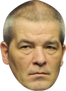 Jan Verhaas SNOOKER Celebrity Face Mask Fancy Dress Cardboard Costume Mask