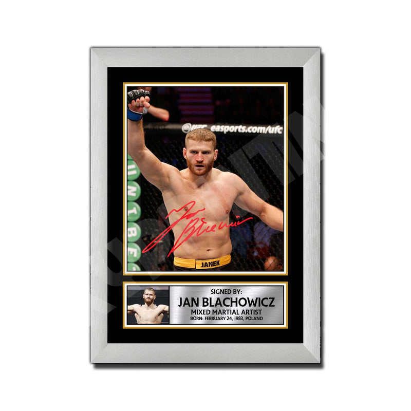 Jan Blachowicz 2 Limited Edition MMA Wrestler Signed Print - MMA Wrestling