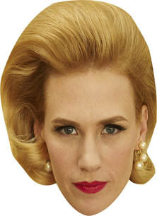 January Jones Face Mask – Fancy Dress Cardboard Costume Mask