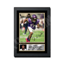 Jarius Wright 2 Limited Edition Football Signed Print - American Footballer