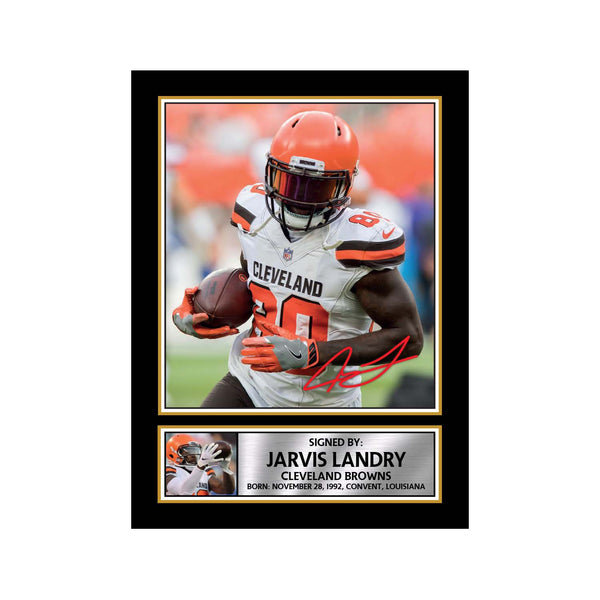 Jarvis Landry American Football Printed Signature Print