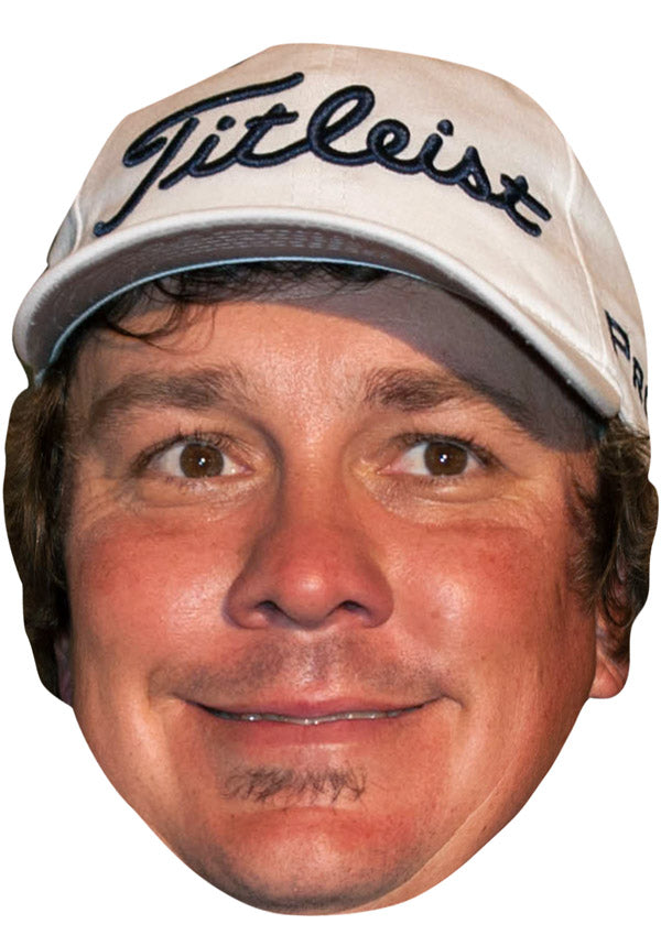 JASON DUFNER JB - Golf Fancy Dress Cardboard Celebrity Party Face Mask