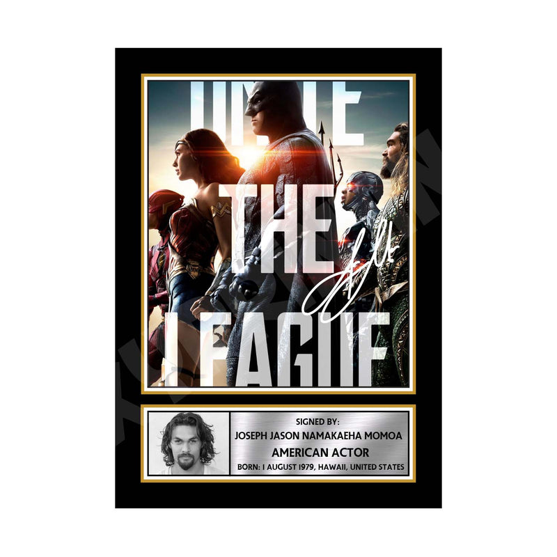 Jason Momoa 1 Limited Edition Movie Signed Print