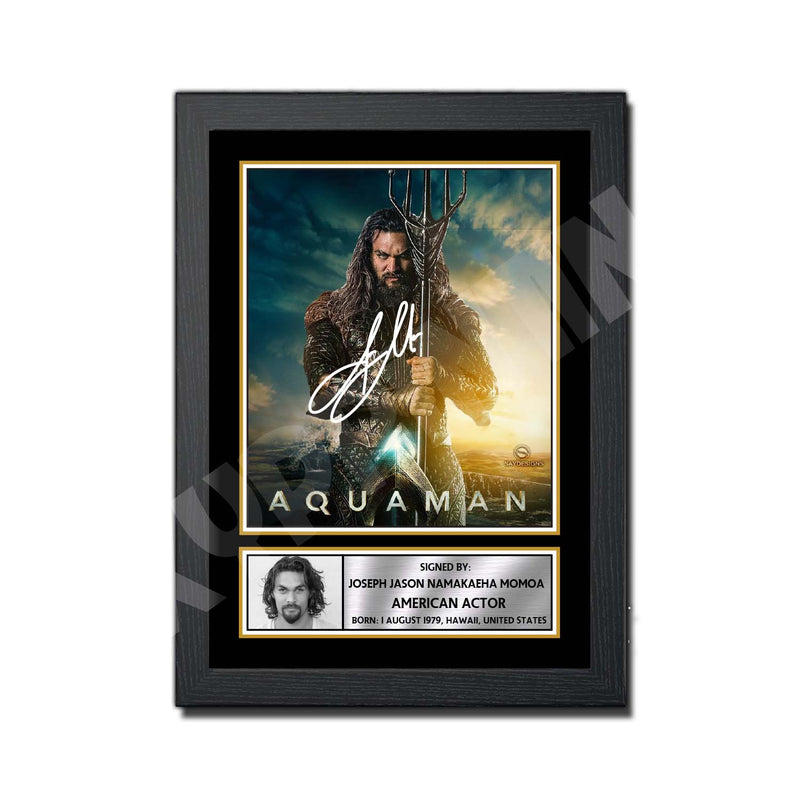 Jason Momoa 2 Limited Edition Movie Signed Print