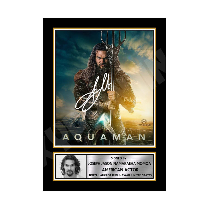 Jason Momoa 2 Limited Edition Movie Signed Print