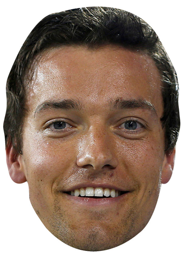 JAYLON PALMER JB - Formula 1 Driver Fancy Dress Cardboard Celebrity Party Face Mask