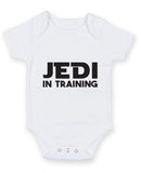 Jedi in training Printed Baby Grow Bodysuit Boy Girl Unisex Gift