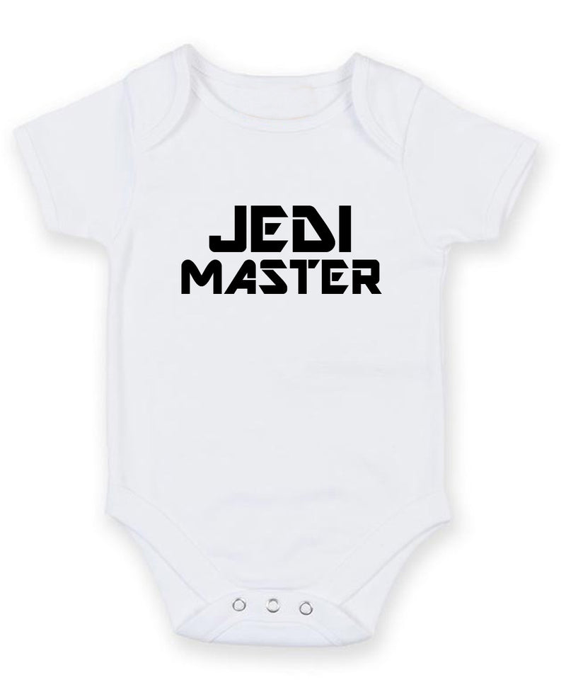 Jedi Master Personalised Baby Boy Girl Unisex Short Sleeve Bodysuit