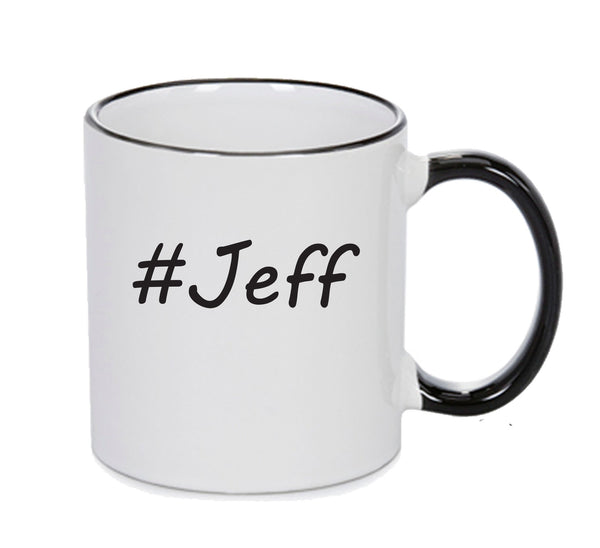 Personalised Your CUSTOM Name Jeff Printed Mug – printed mug product image 1