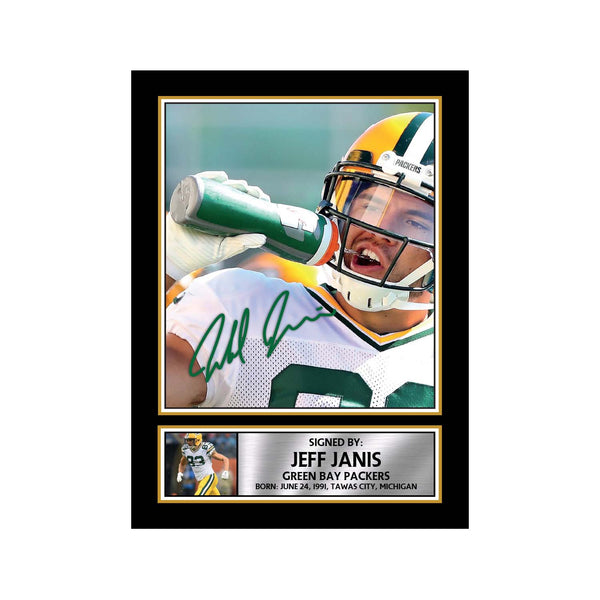 Jeff Janis American Football Printed Signature Print