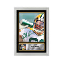 Jeff Janis Limited Edition Football Signed Print - American Footballer