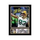 Jeff Janis 2 Limited Edition Football Signed Print - American Footballer