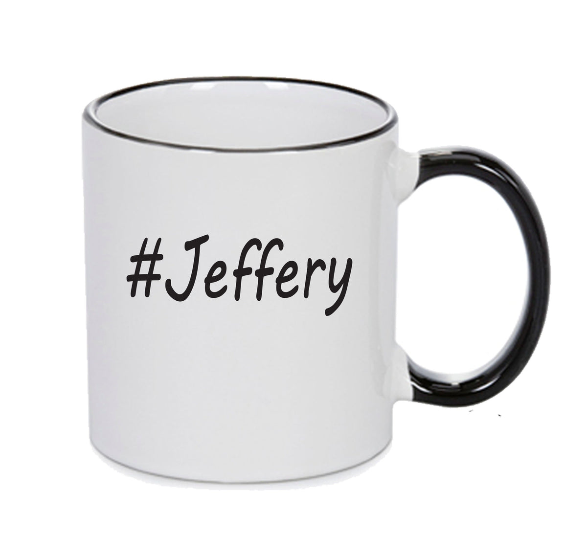 Personalised Your CUSTOM Name Jeffery Printed Mug – printed mug product image 1