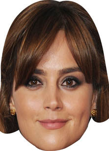 Jenna Loise Coleman TV STAR Celebrity Face Mask Fancy Dress Cardboard Costume Mask