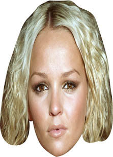 Jennifer Ellison TV STAR Celebrity Face Mask Fancy Dress Cardboard Costume Mask