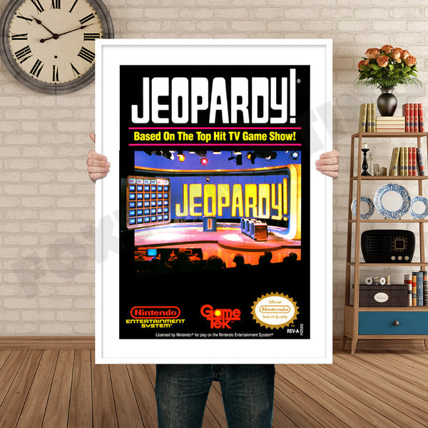 Jeopardy Retro Game Inspired Theme Nintendo NES Gaming