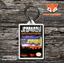 Jeopardy Jr Retro NES Game Cover Art Gaming Keyring