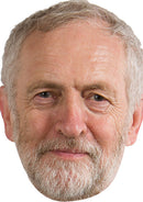 Jeremy Corbyn POLITICIANS 2018 Celebrity Face Mask Fancy Dress Cardboard Costume Mask