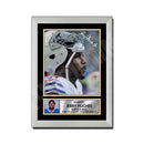 Jerry Hughes 2 Limited Edition Football Signed Print - American Footballer
