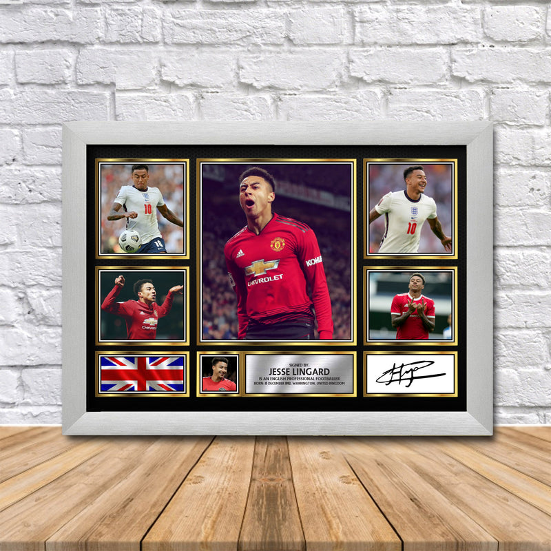 Jesse Lingard Limited Edition Signed Print