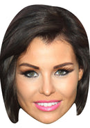 JESSICA WRIGHT JB - TV Star Fancy Dress Cardboard Celebrity Party Face Mask