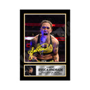 Jessica Andrade Limited Edition MMA Wrestler Signed Print - MMA Wrestling