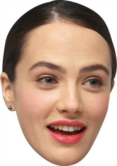 Jessica Brown Findlay MH 2017 Celebrity Face Mask Fancy Dress Cardboard Costume Mask