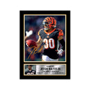 Jessie Bates III Limited Edition Football Signed Print - American Footballer