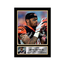 Jessie Bates III 2 Limited Edition Football Signed Print - American Footballer
