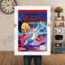 Jetsons Cogswells Caper Retro GAME INSPIRED THEME Nintendo NES Gaming A4 A3 A2 Or A1 Poster Art 317