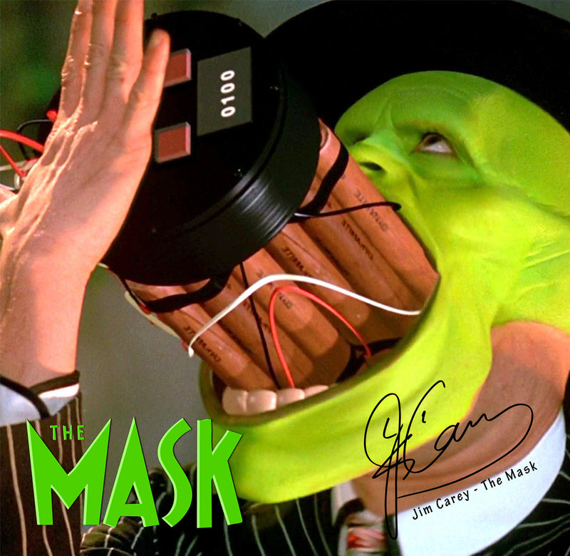 The Mask Signed Lego Display Case - Minifigure Display Background and Frames