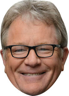 Jim Davidson (Glasses) Face Mask – Fancy Dress Cardboard Costume Mask