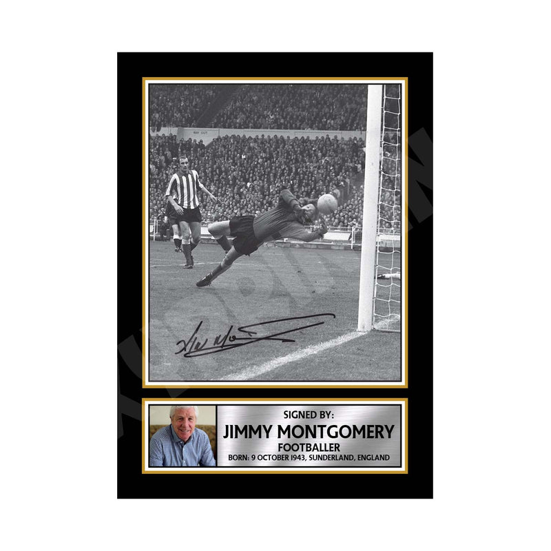 Jim Montgomery Limited Edition Football Player Signed Print - Football