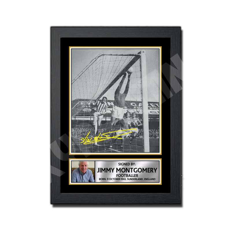 Jim Montgomery 2 Limited Edition Football Player Signed Print - Football