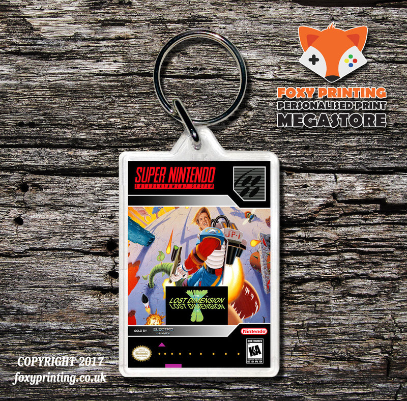 Jim Power In The Lost Dimension Game Inspired Retro Gaming Keyring