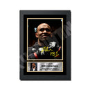 Jimi Manuwa Limited Edition MMA Wrestler Signed Print - MMA Wrestling