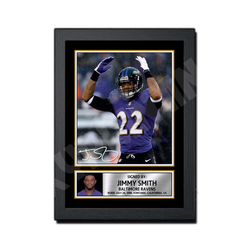 Jimmy Smith 2 Limited Edition Football Signed Print - American Footballer